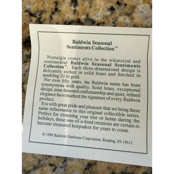 Baldwin Brass & Gold Vintage Gramophone W/Intricate 3D Design - Picture 11 of 13